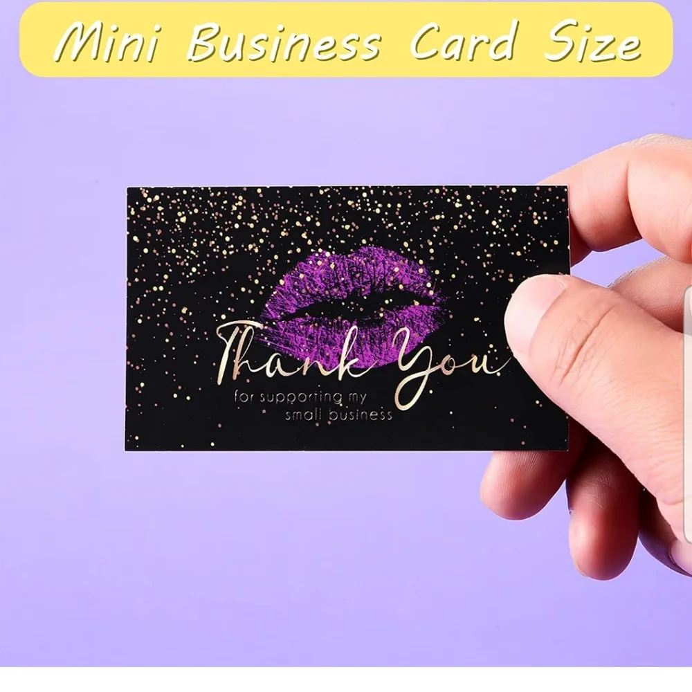 24 Ct. Valentine  Thank You Cards Red Lips